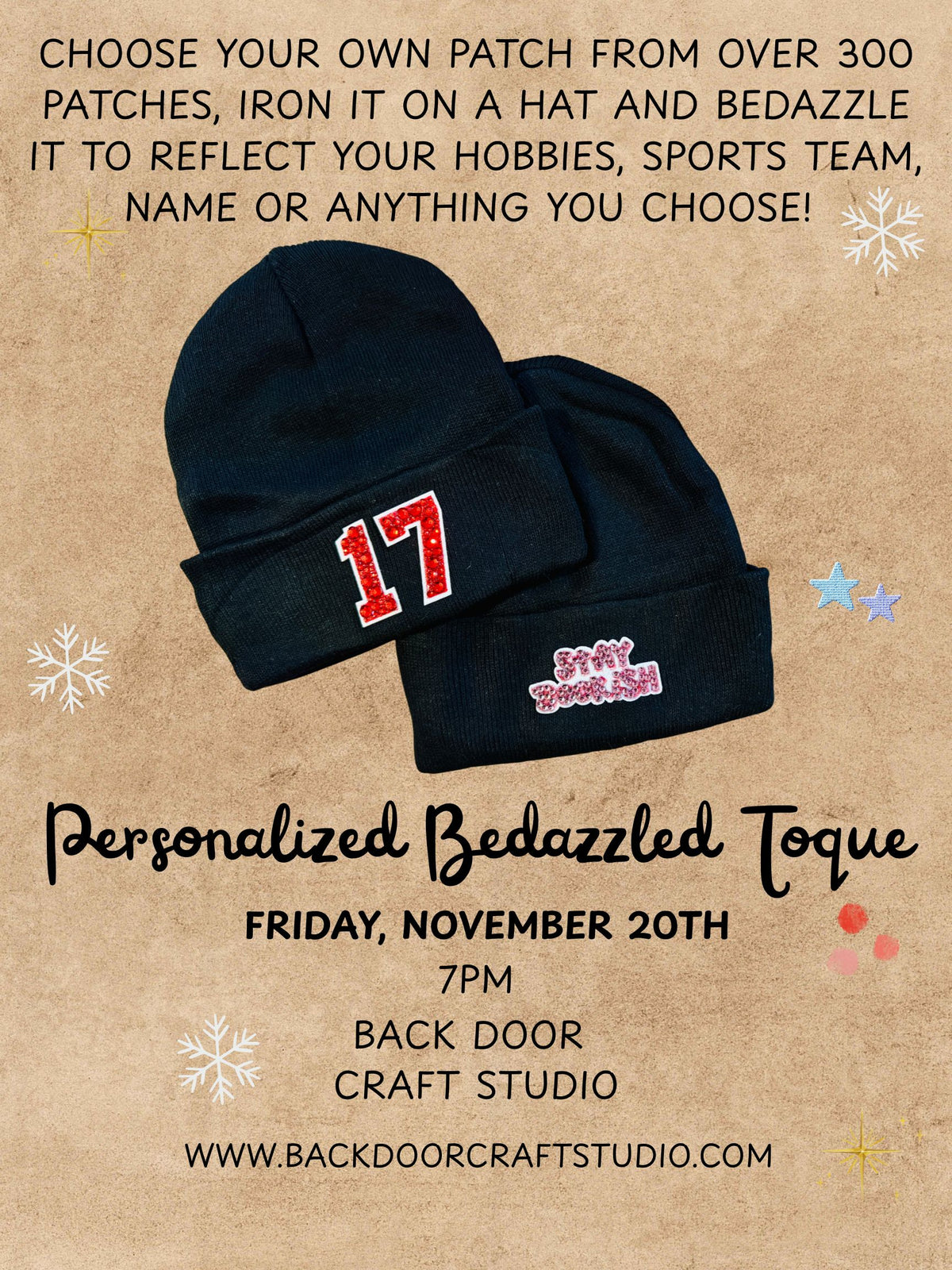 Personalized Bedazzled Hat