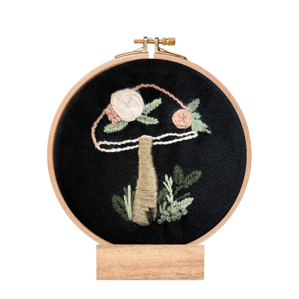 Fungus & Flora Mushroom Hand Embroidery Kit