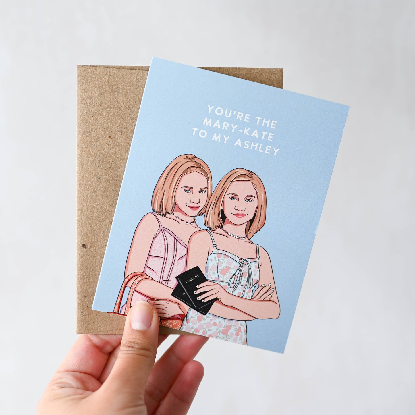 You're The MK To My Ashley - Sisters Friendship Pop Culture Card