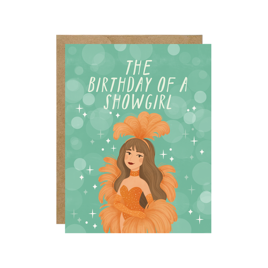 The Birthday of a Showgirl Card - Pop Culture Card