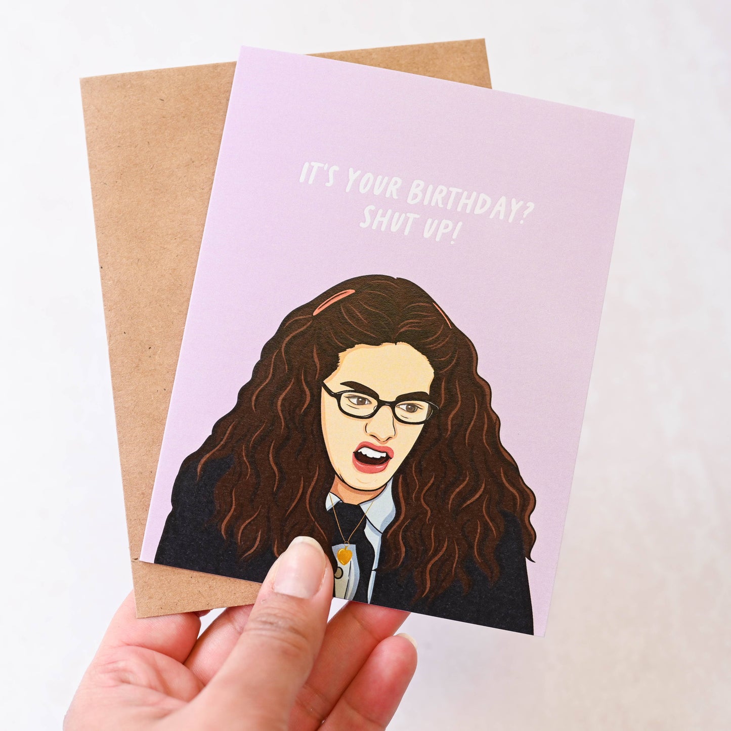 Mia It's Your Birthday? Shut up! - Retro Y2k Princess Pop Culture Birthday Card