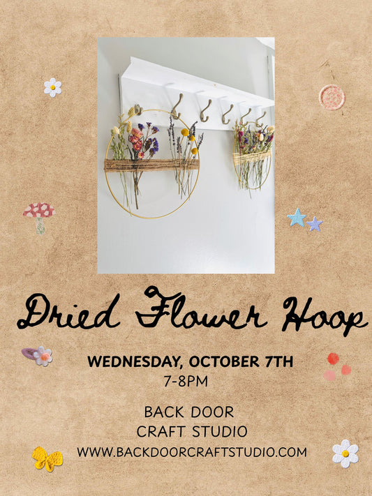 Dried Flower Hoop