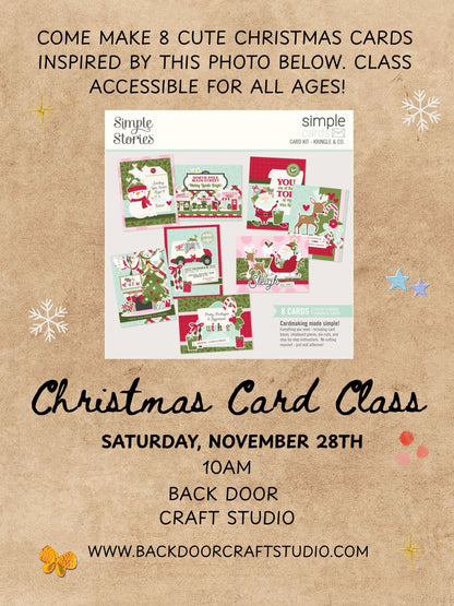 Beginner Christmas Card Class