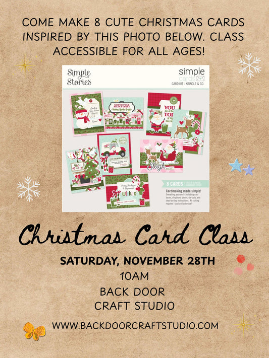 Beginner Christmas Card Class