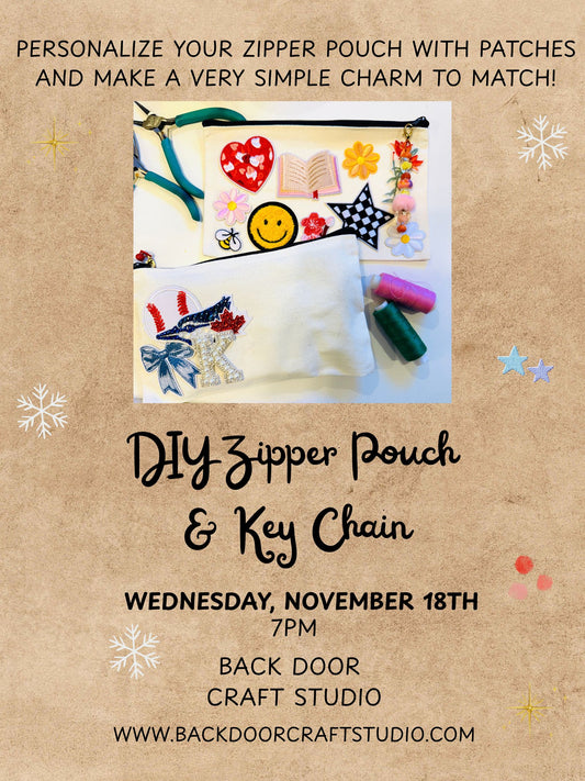 DIY Zipper Pouch & Key Chain