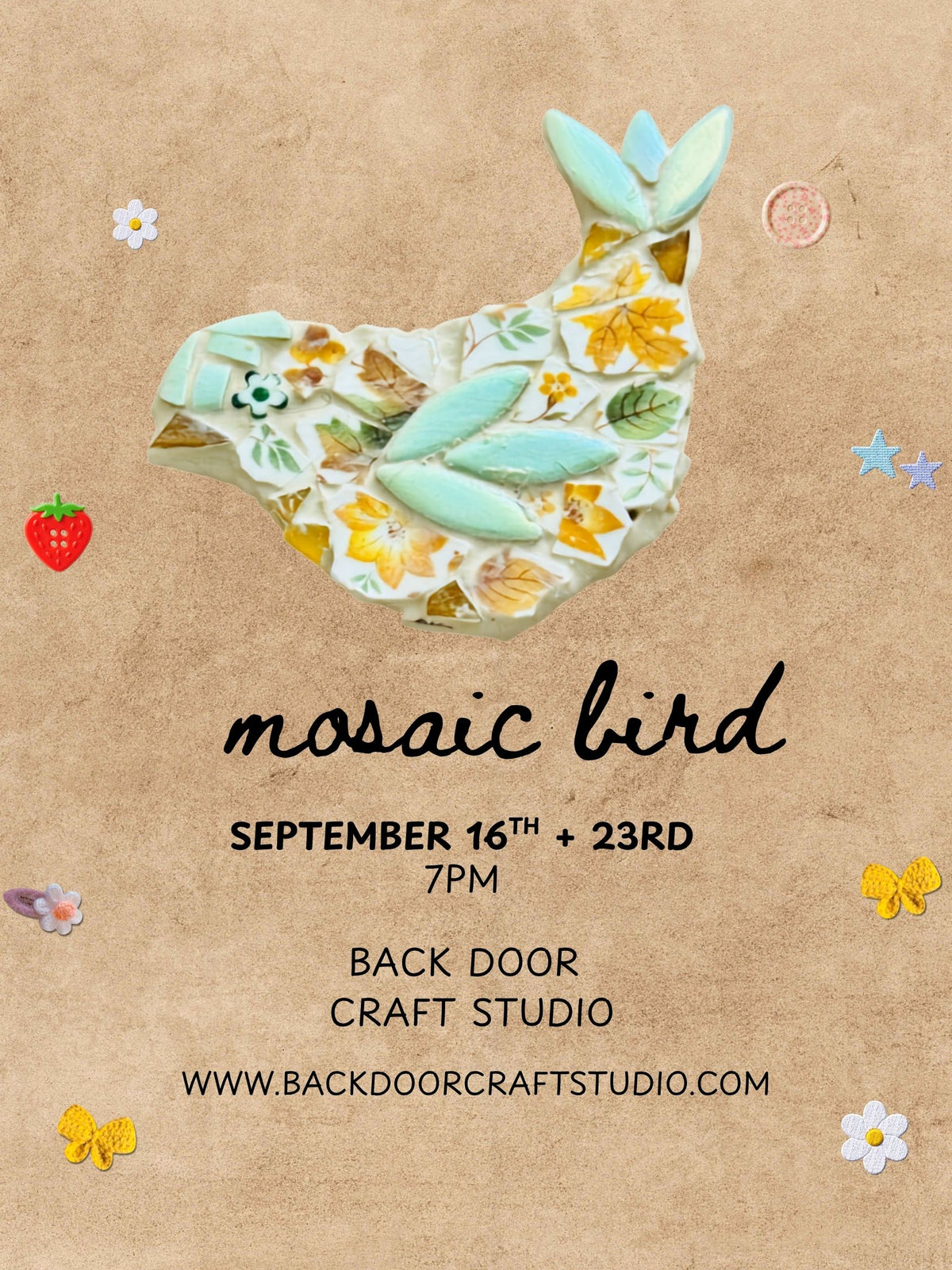 Beginner Mosaic Bird